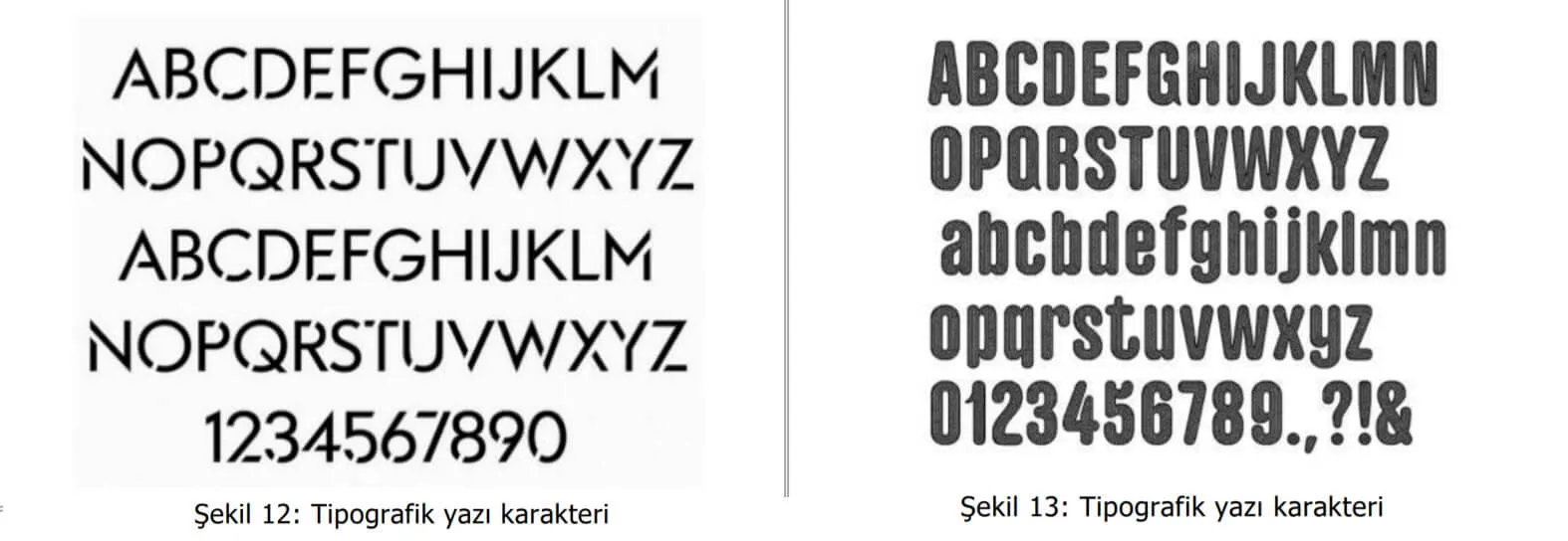 tipografik yazı karakter örnekleri-Patent Alma